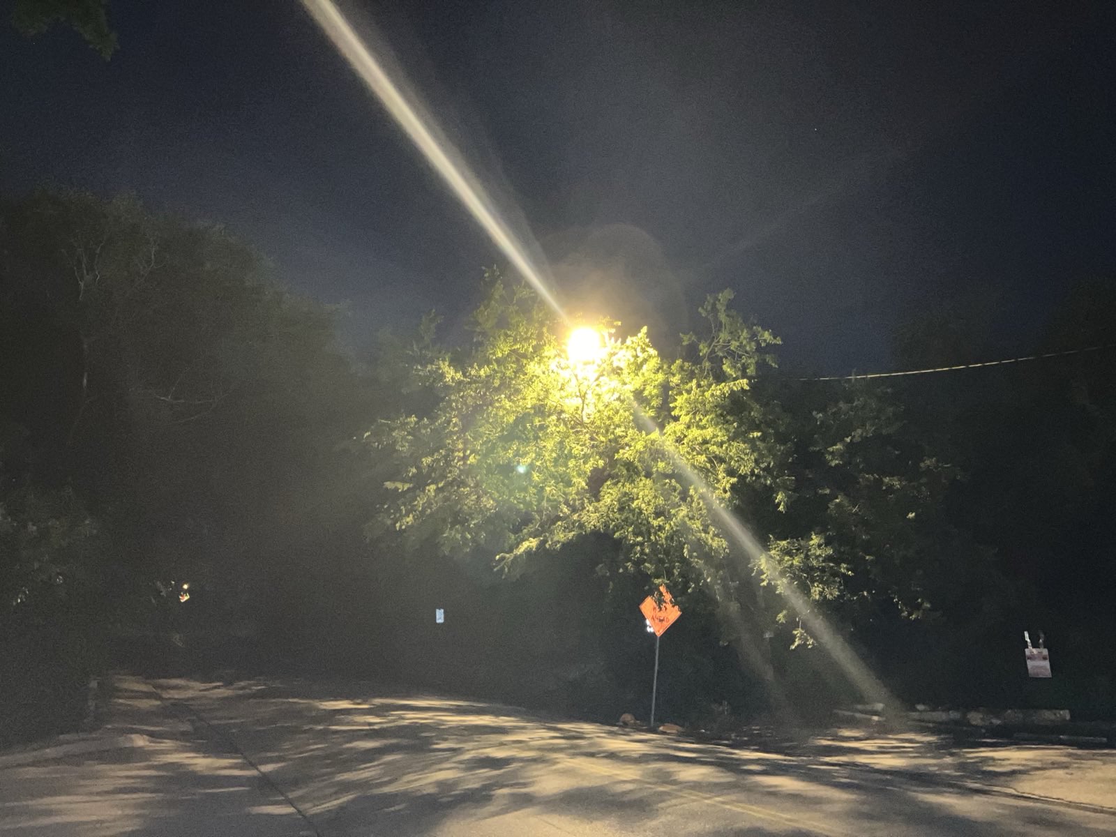 A light that guided me home, yet blocked my view of the sky with its pollution. :(
